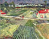 Vincent van Gogh Landscape at Auvers in the Rain painting